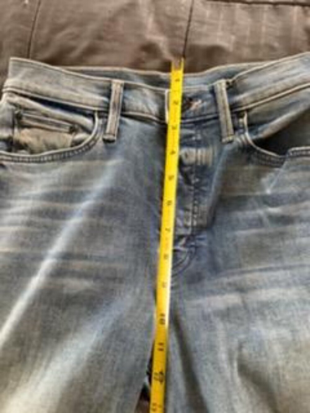 Mother wide legged frayed hem button fly jeans - Picture 7 of 12